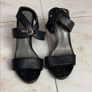 Black heels